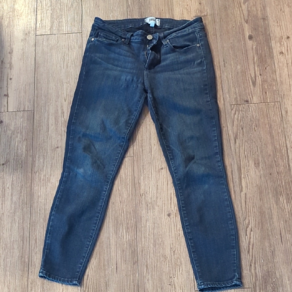 PAIGE Blue Skinny Jeans Classic Denim